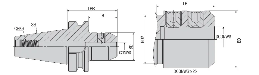 ABT50-EM-40-110 &mdash; dimensioned drawing