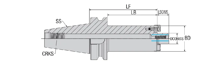 ABT50-FM-32-100 &mdash; dimensioned drawing