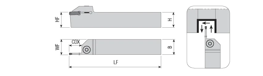 ADKT-GY2-L-2525-2-R20 &mdash; dimensioned drawing