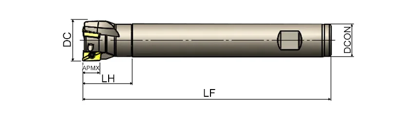 AEM90-AP16-D25-W25-L200-Z02 &mdash; dimensioned drawing