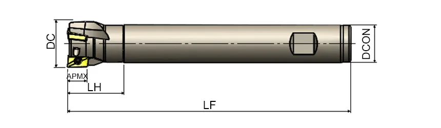 AEM90-AP1135A-D14-C16-L150-Z01 &mdash; dimensioned drawing