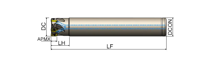 AEM90-AX1235-D25-W25-L100-Z04-H &mdash; dimensioned drawing