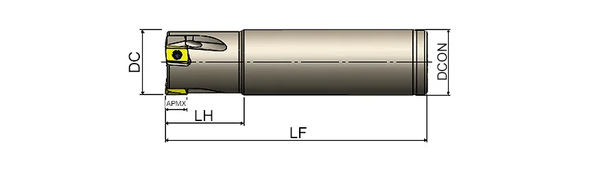 AEM90-LN1306-D32-C32-L110-Z03-H &mdash; dimensioned drawing