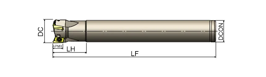 AEM90-RT16-D32-C32-L270-Z03 &mdash; dimensioned drawing