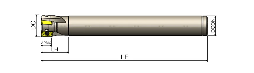 AEM90-ZC1003-D26-C25-L200-Z03 &mdash; dimensioned drawing