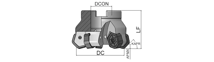 AFM45-HN0905-D063-A22-Z06-H &mdash; dimensioned drawing