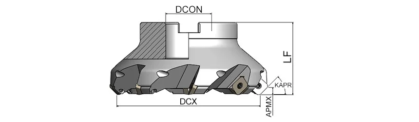 AFM45-SE12-D125-B40-Z08 &mdash; dimensioned drawing