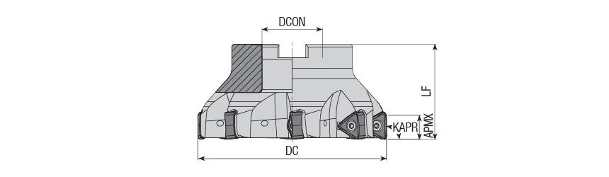 AFM90-TNG16-D175-C40-Z10-H &mdash; dimensioned drawing