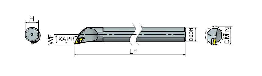 S25S SDPCL 11 &mdash; dimensioned drawing