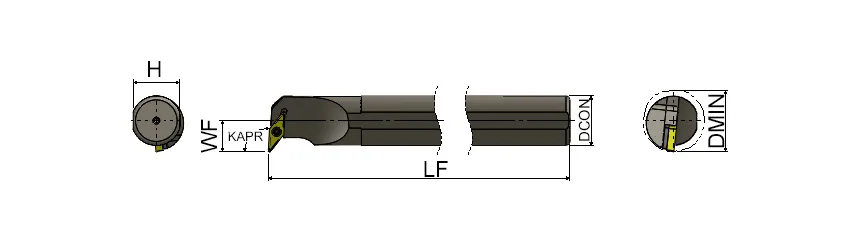 A12K SVUCL 07 &mdash; dimensioned drawing
