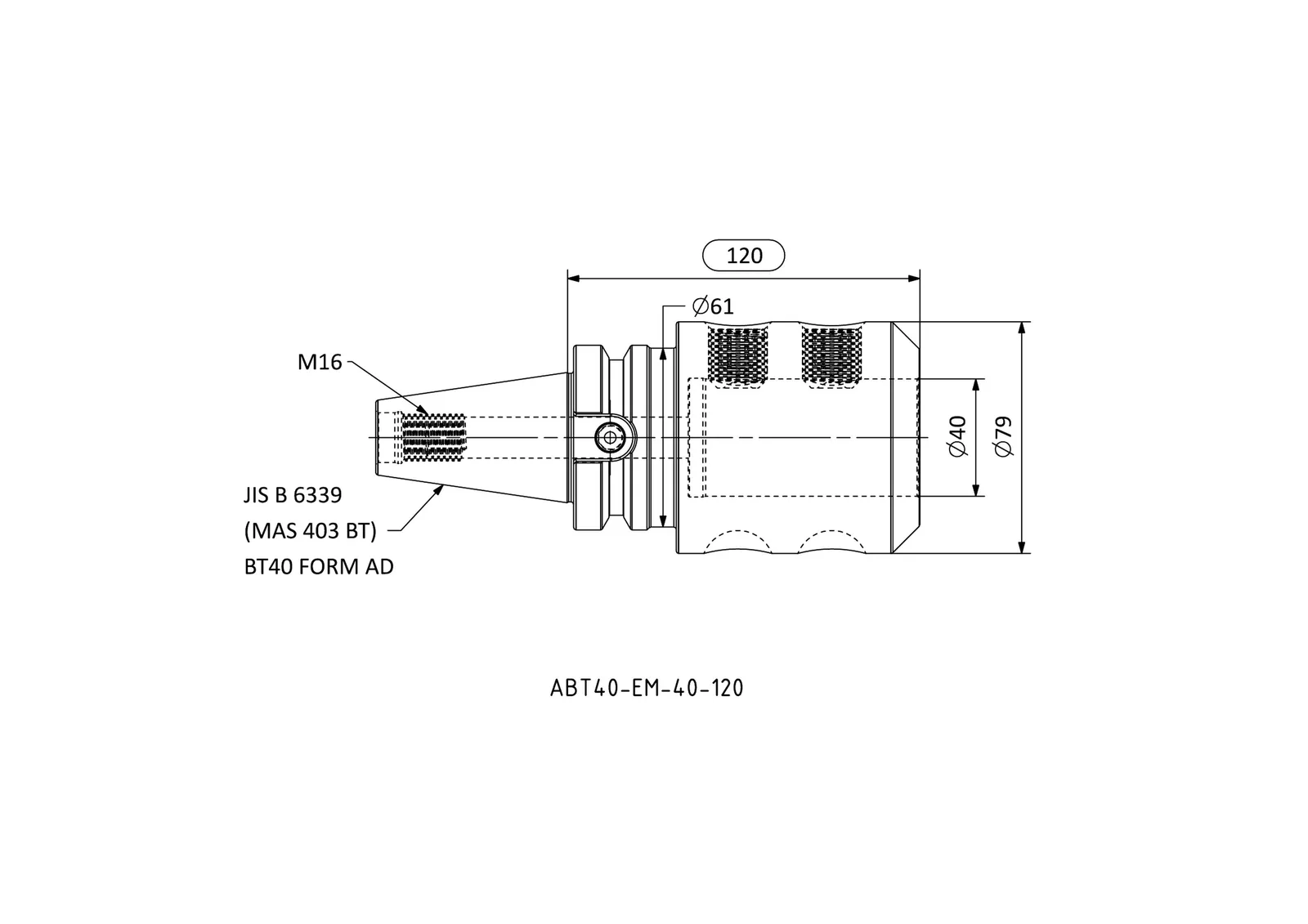 ABT40-EM-40-120 &mdash; dimensioned drawing