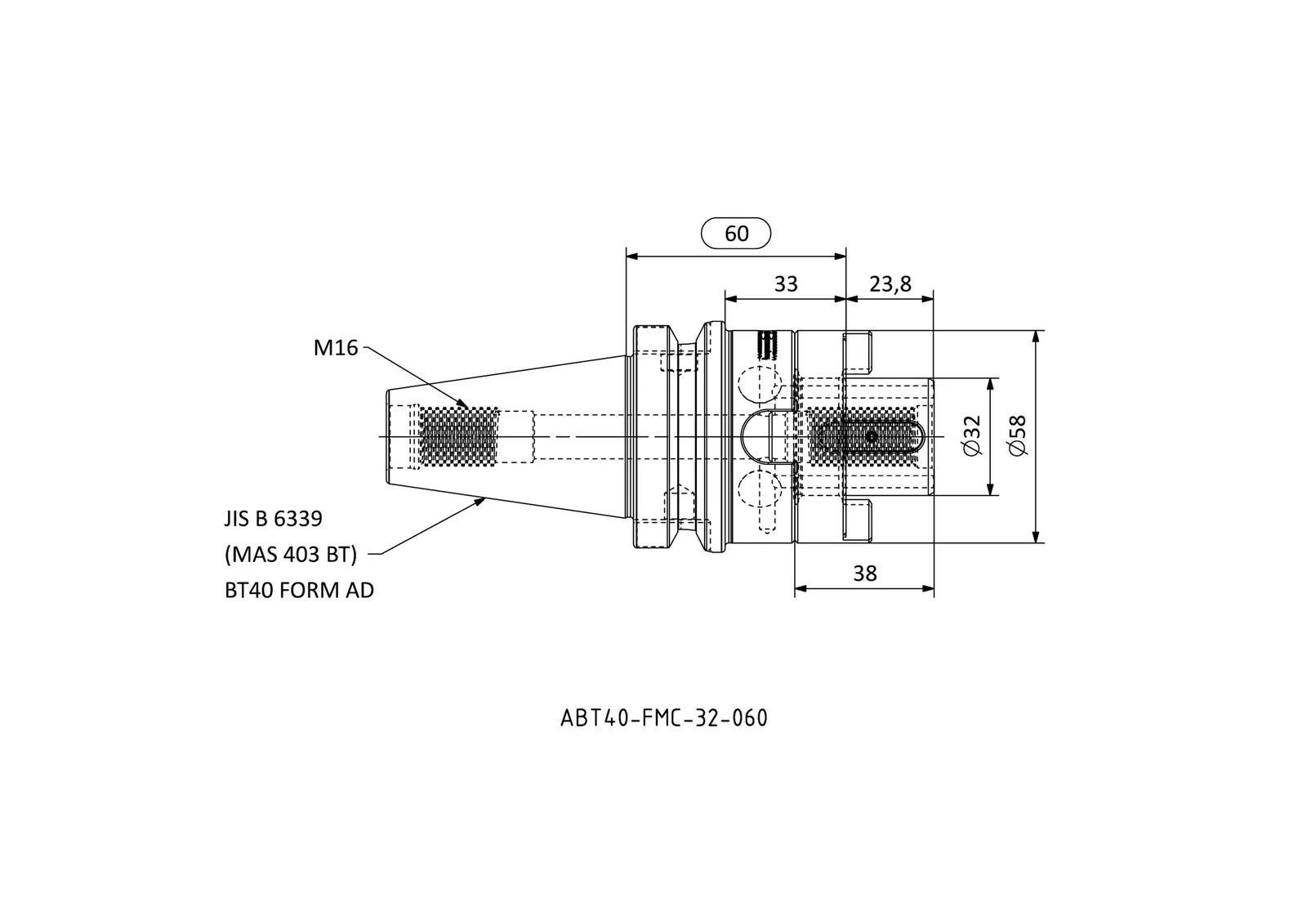 ABT40-FMC-32-060 &mdash; dimensioned drawing