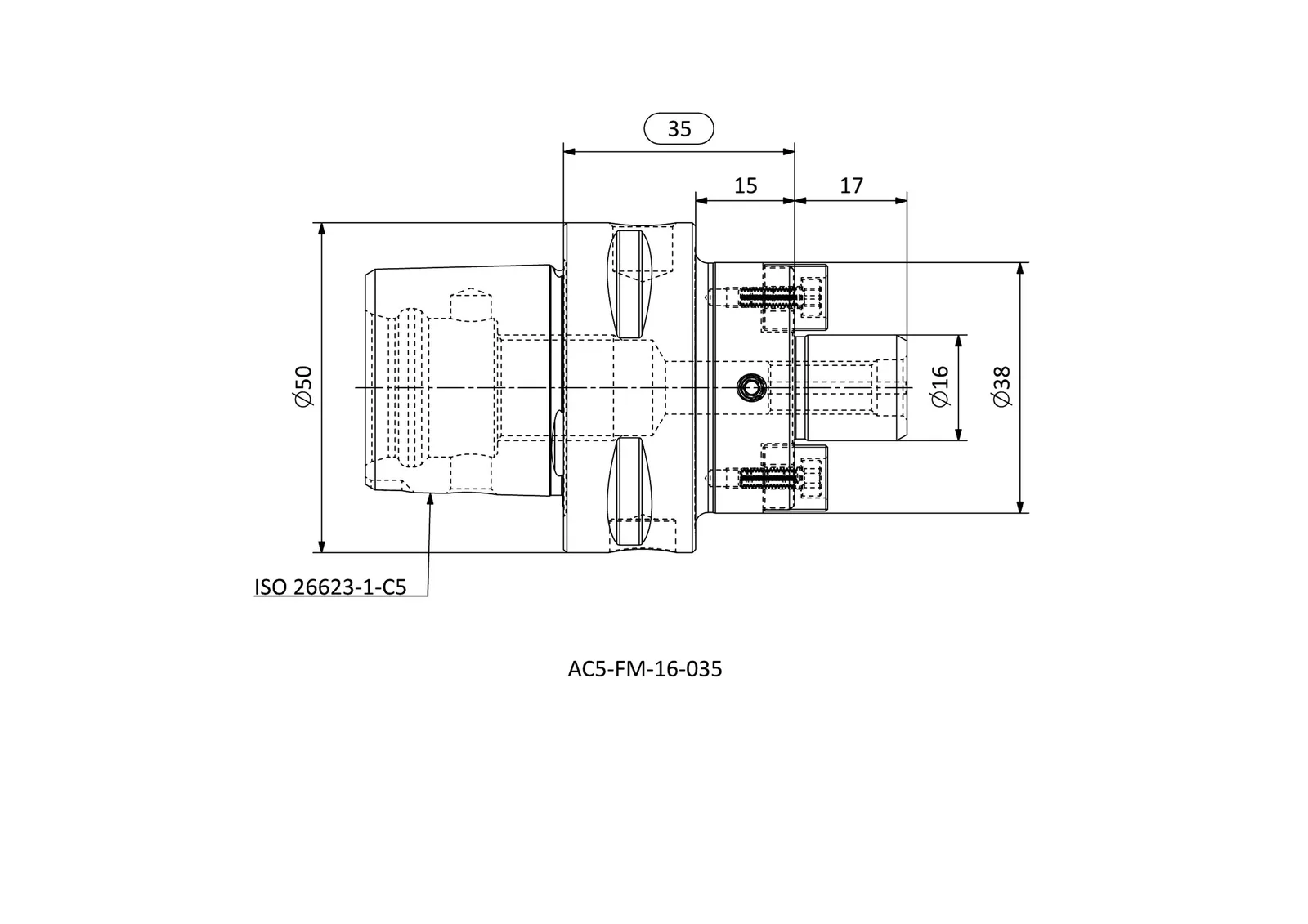 AC5-FM-16-035 &mdash; dimensioned drawing