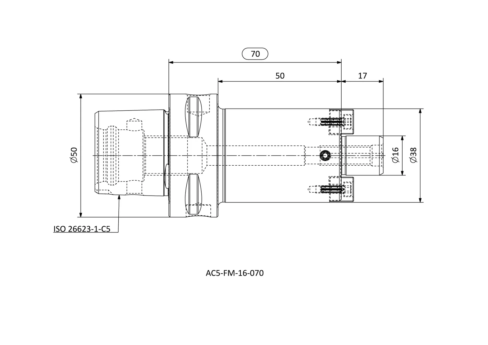 AC5-FM-16-070 &mdash; dimensioned drawing