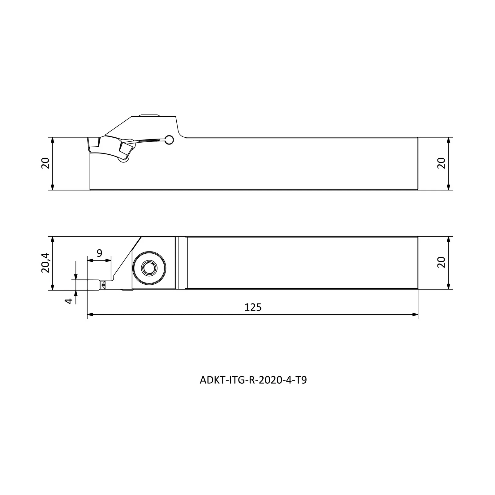 ADKT-ITG-R-2020-4-T9 &mdash; dimensioned drawing