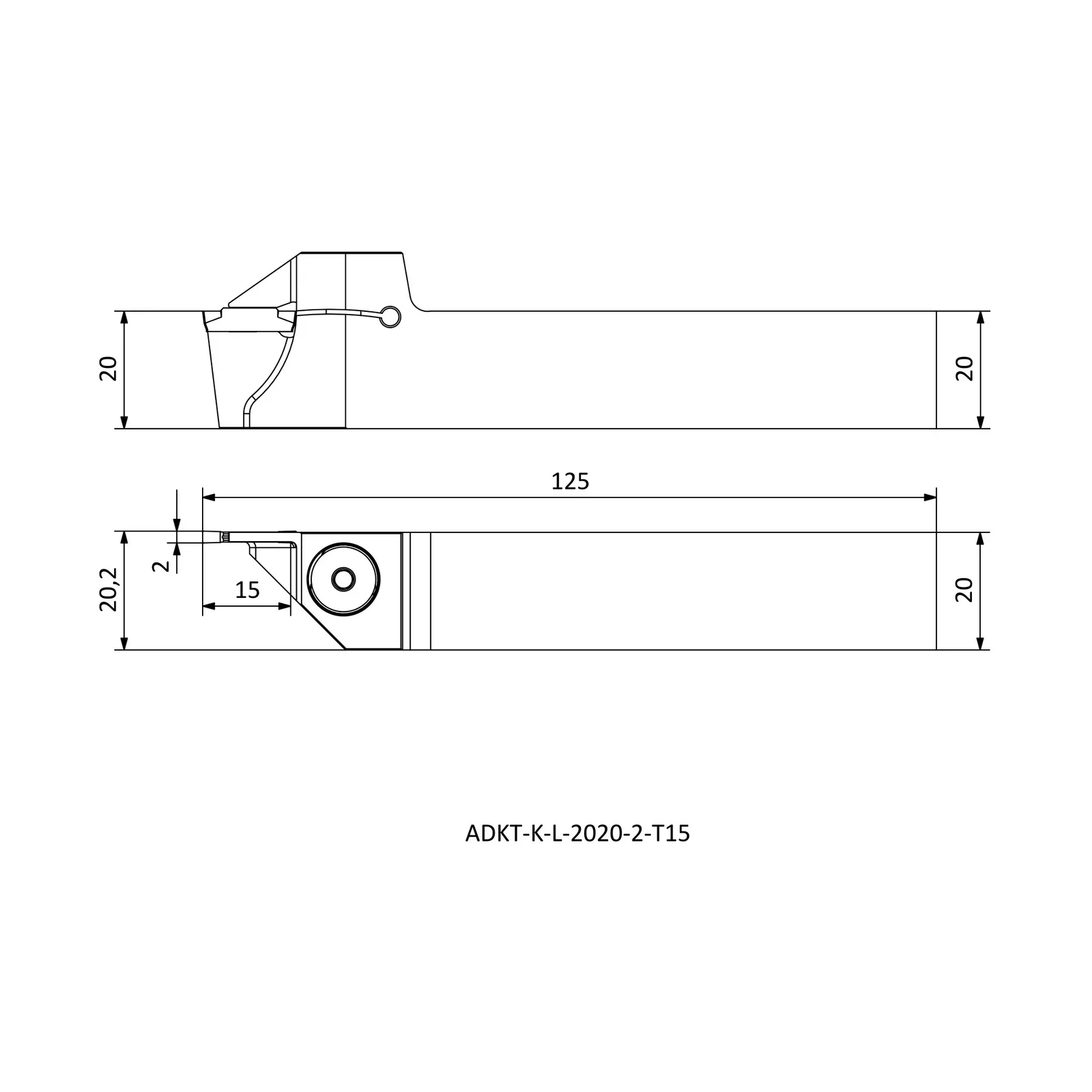 ADKT-K-L-2020-2-T15 &mdash; dimensioned drawing