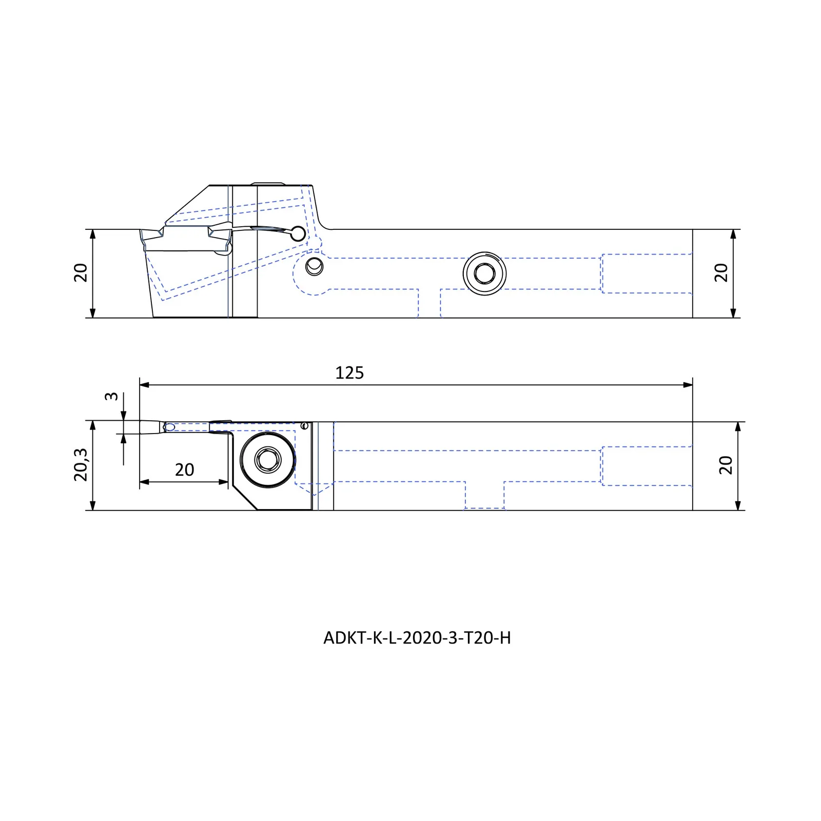 ADKT-K-L-2020-3-T20-H &mdash; dimensioned drawing