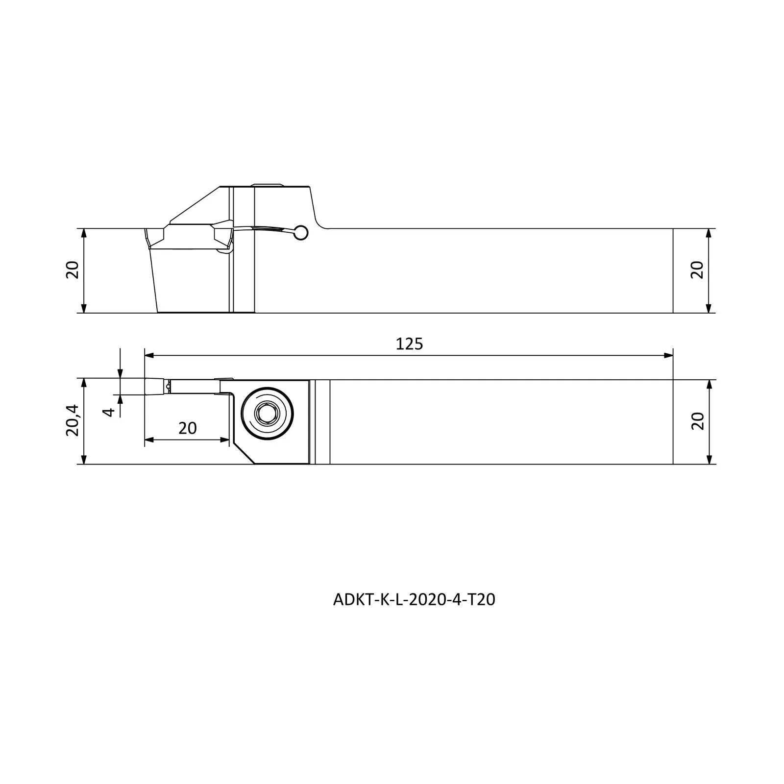 ADKT-K-L-2020-4-T20 &mdash; dimensioned drawing