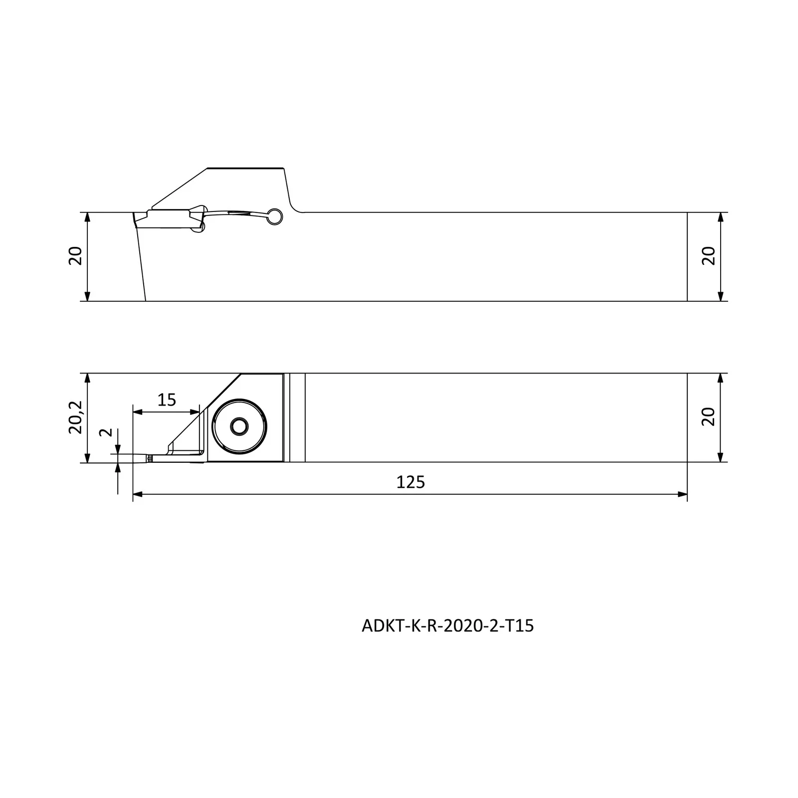 ADKT-K-R-2020-2-T15 &mdash; dimensioned drawing