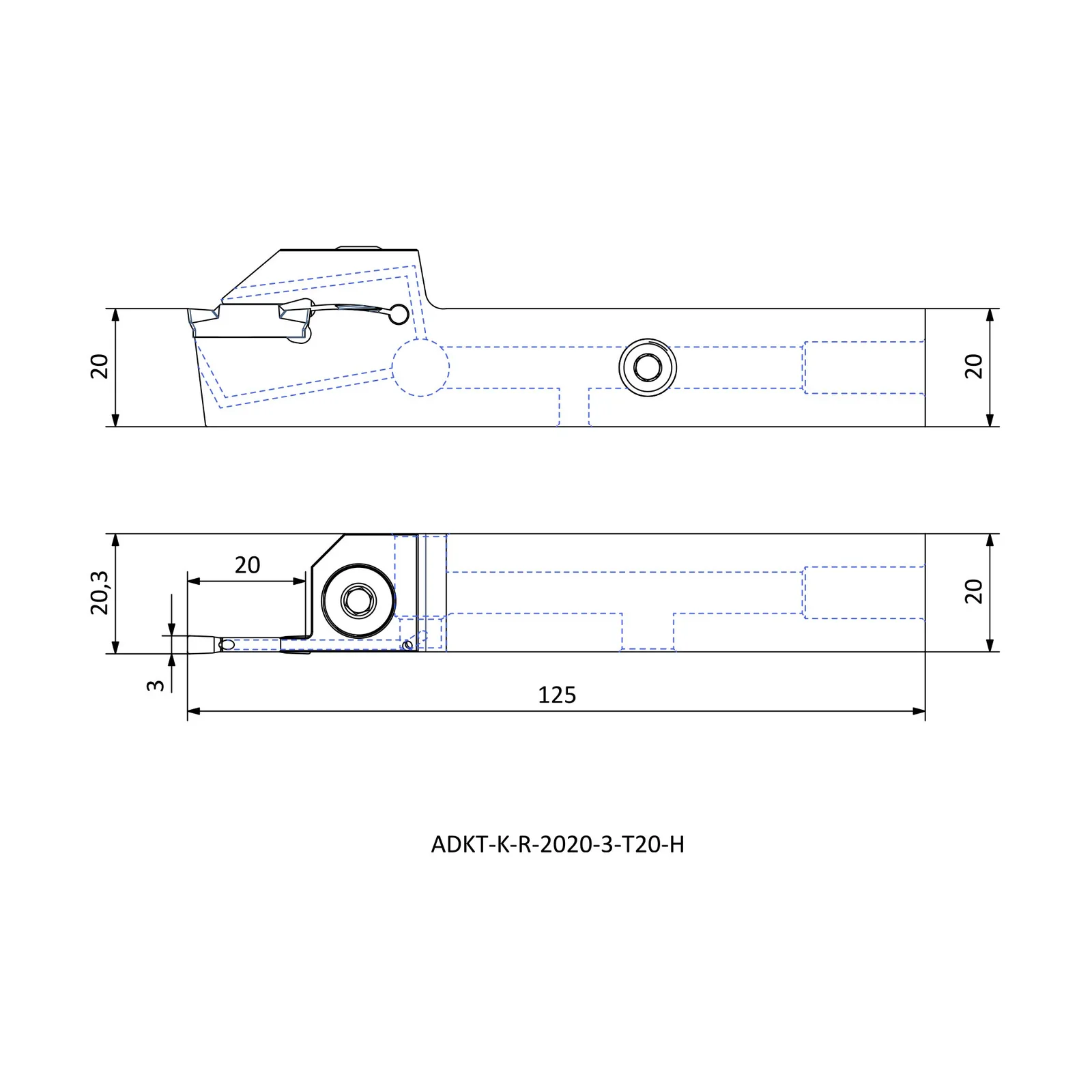 ADKT-K-R-2020-3-T20-H &mdash; dimensioned drawing