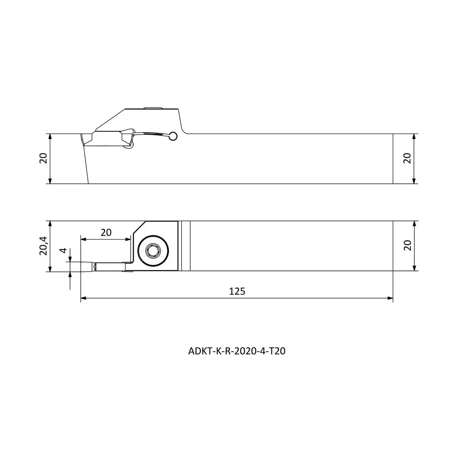 ADKT-K-R-2020-4-T20 &mdash; dimensioned drawing