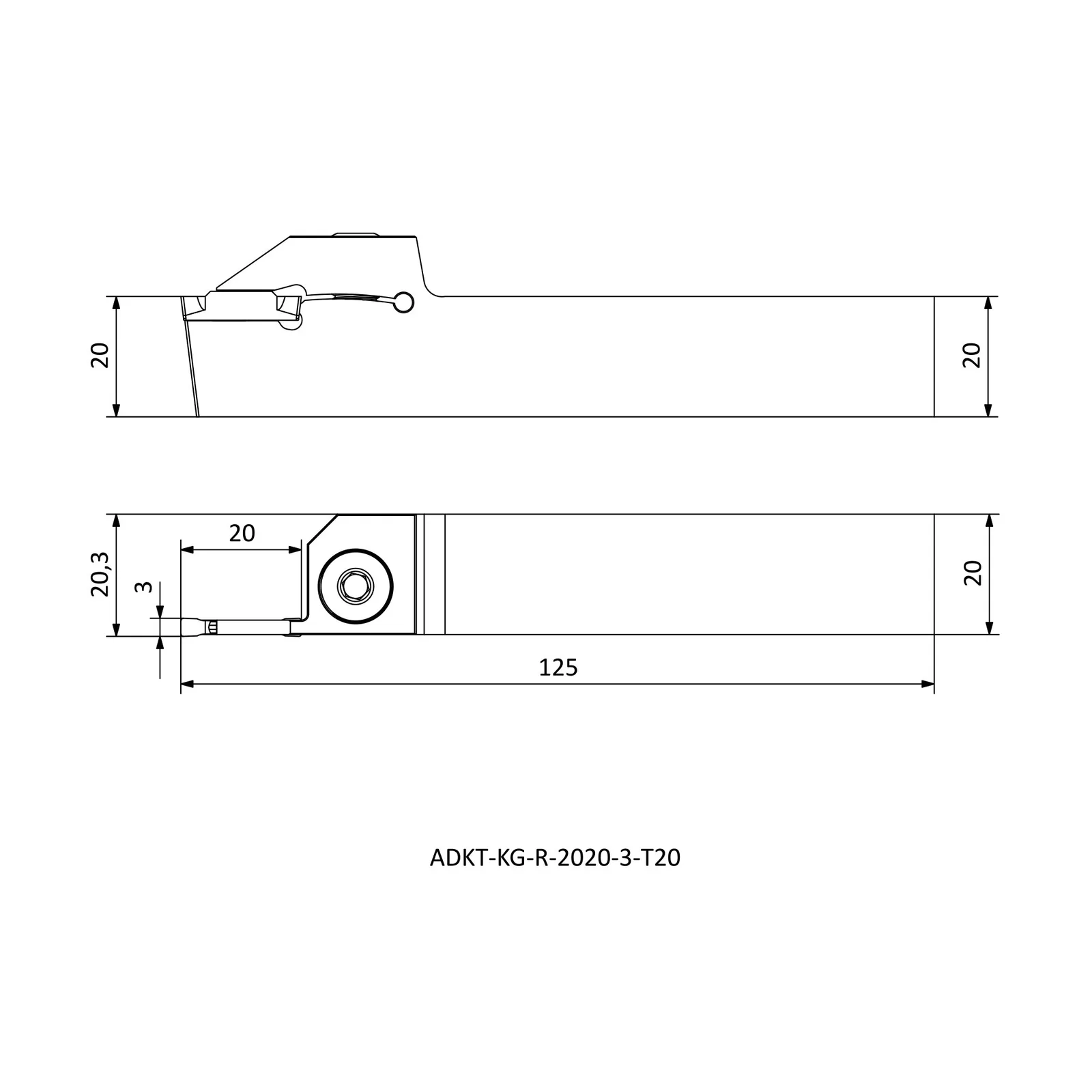 ADKT-KG-R-2020-3-T20 &mdash; dimensioned drawing