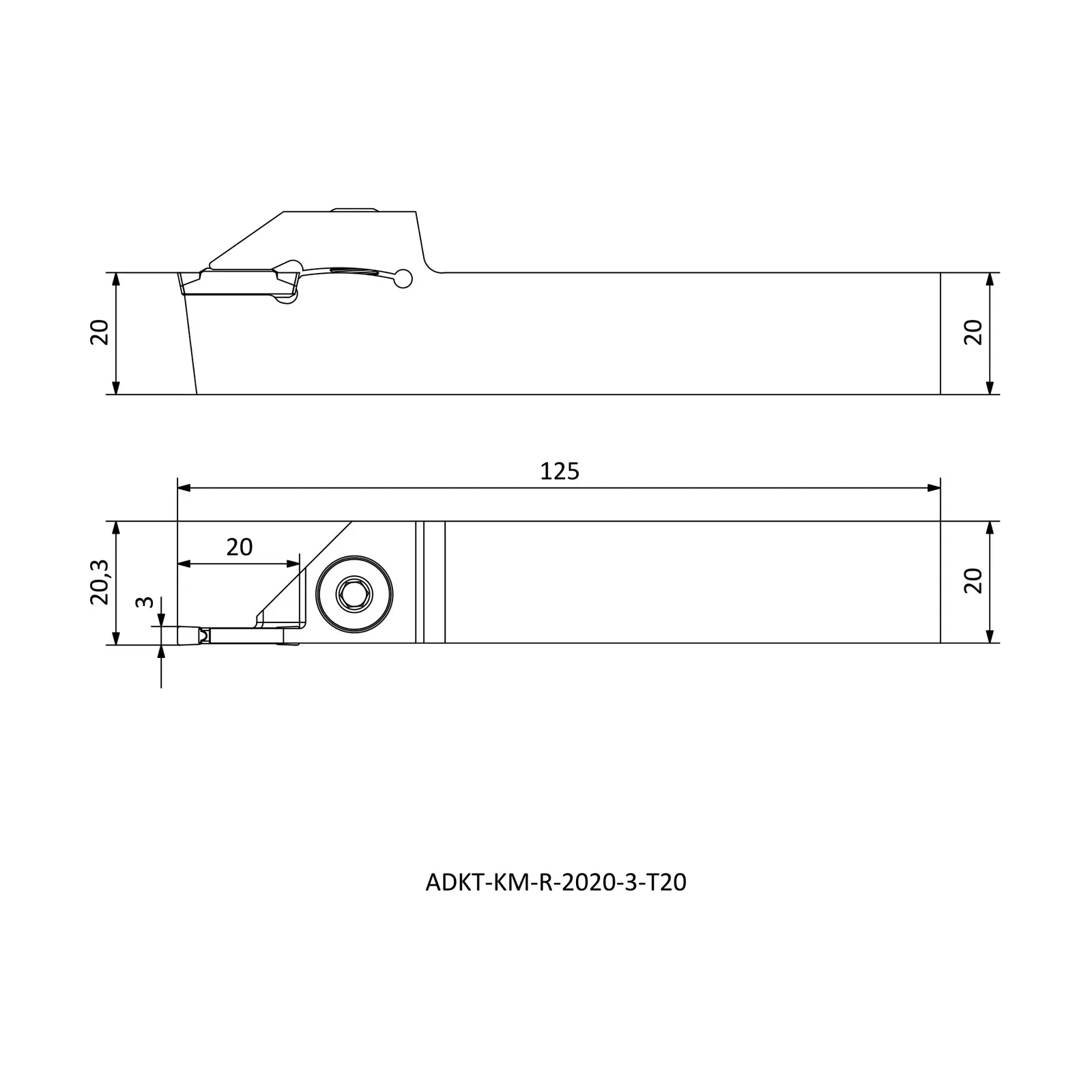 ADKT-KM-R-2020-3-T20 &mdash; dimensioned drawing