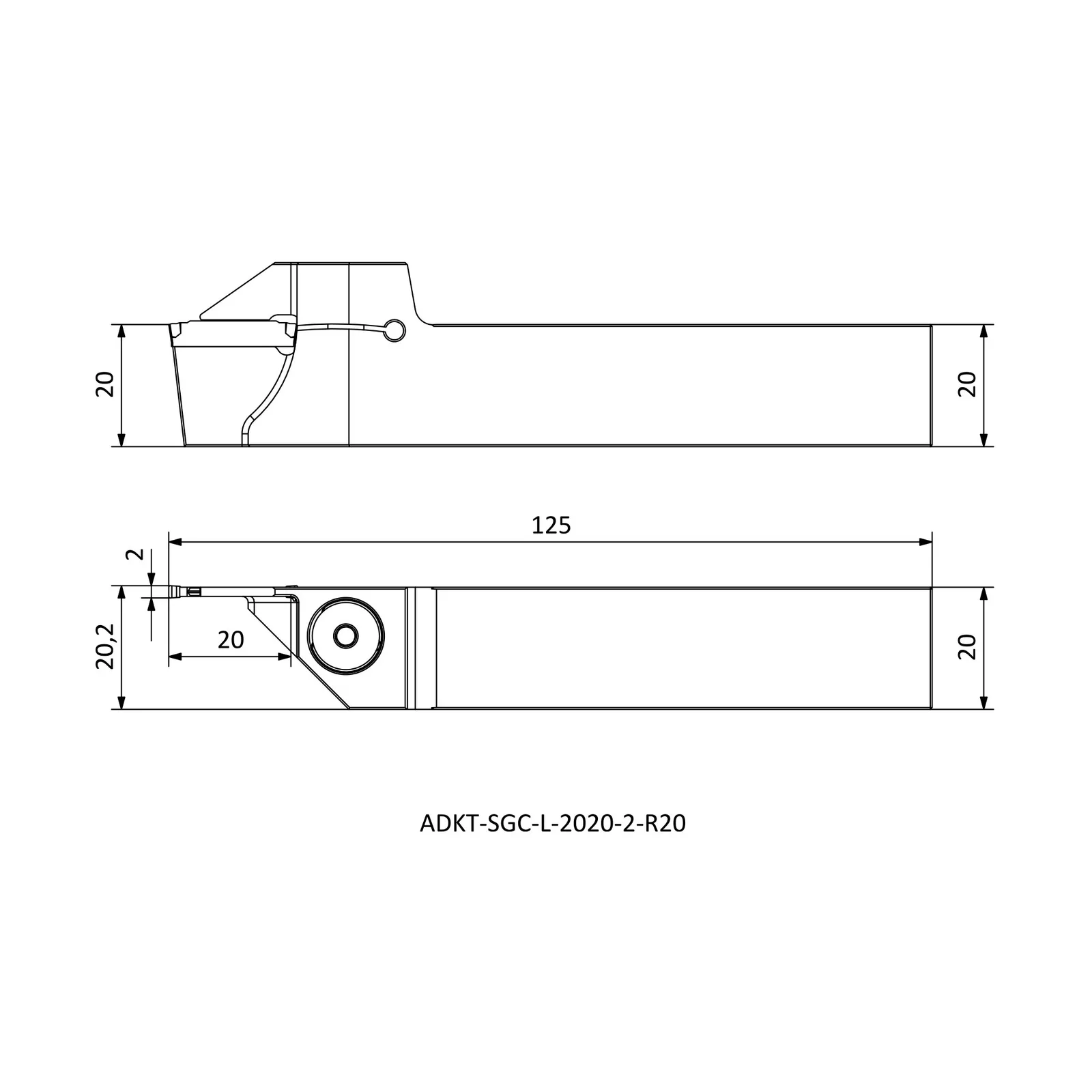 ADKT-SGC-L-2020-2-R20 &mdash; dimensioned drawing