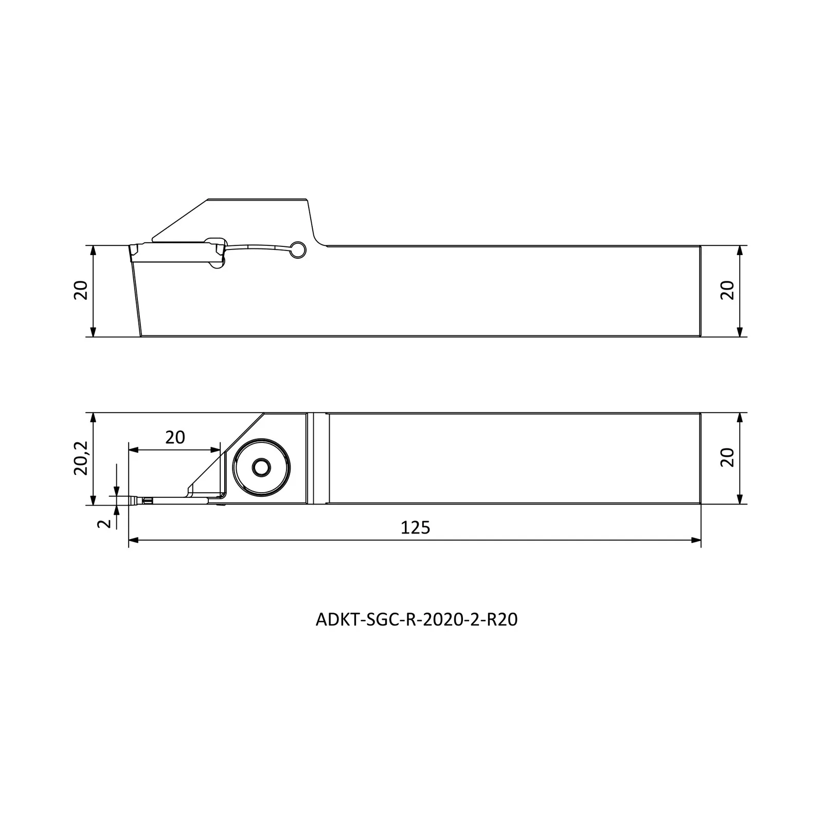 ADKT-SGC-R-2020-2-R20 &mdash; dimensioned drawing