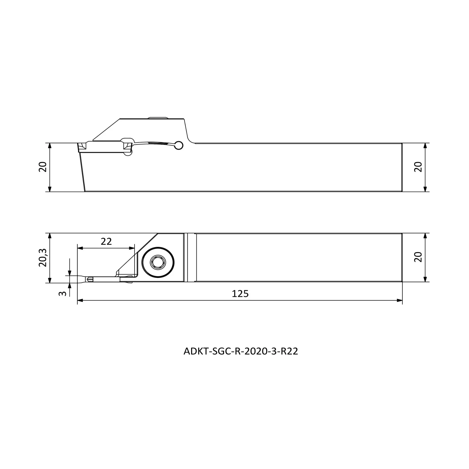 ADKT-SGC-R-2020-3-R22 &mdash; dimensioned drawing