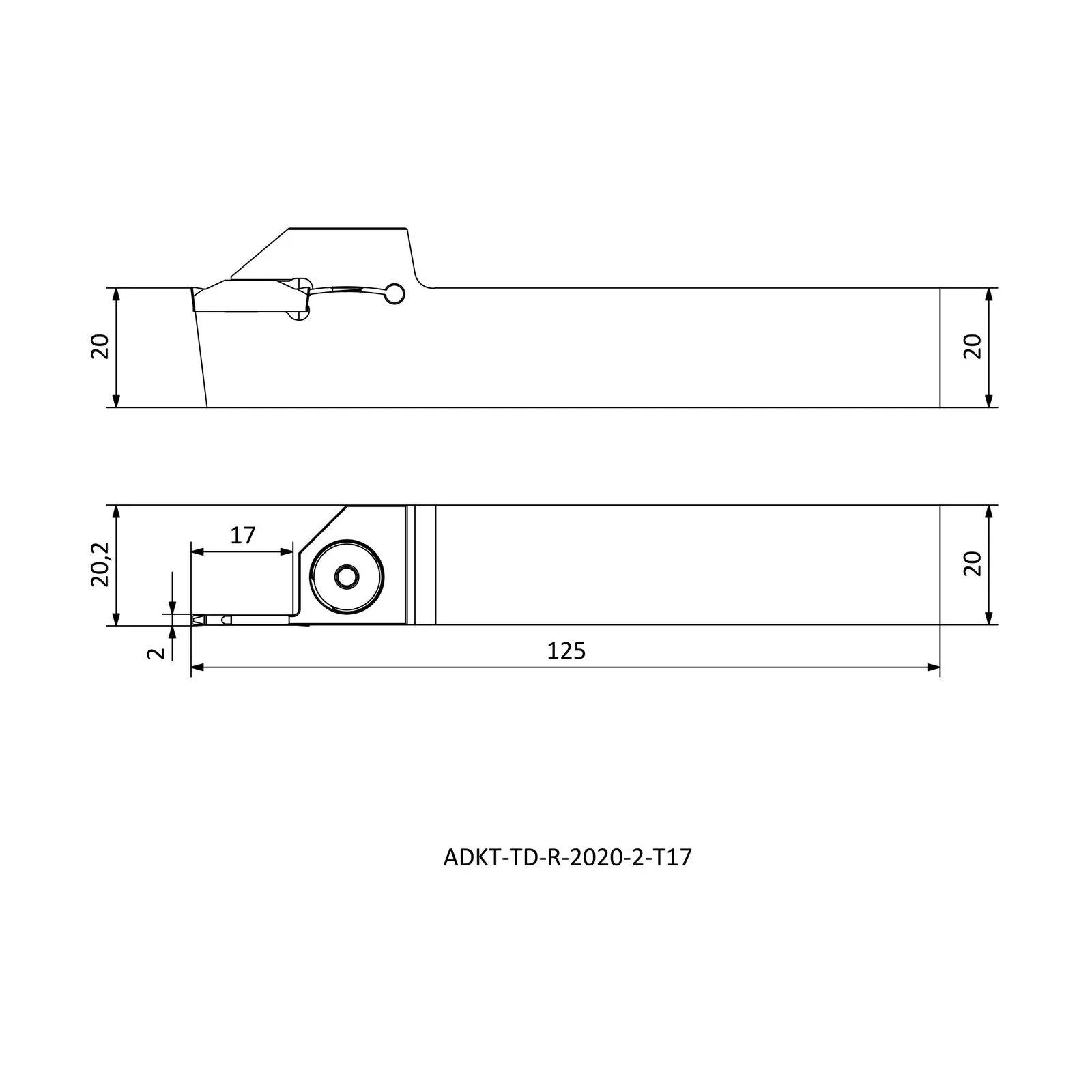 ADKT-TD-R-2020-2-T17 &mdash; dimensioned drawing