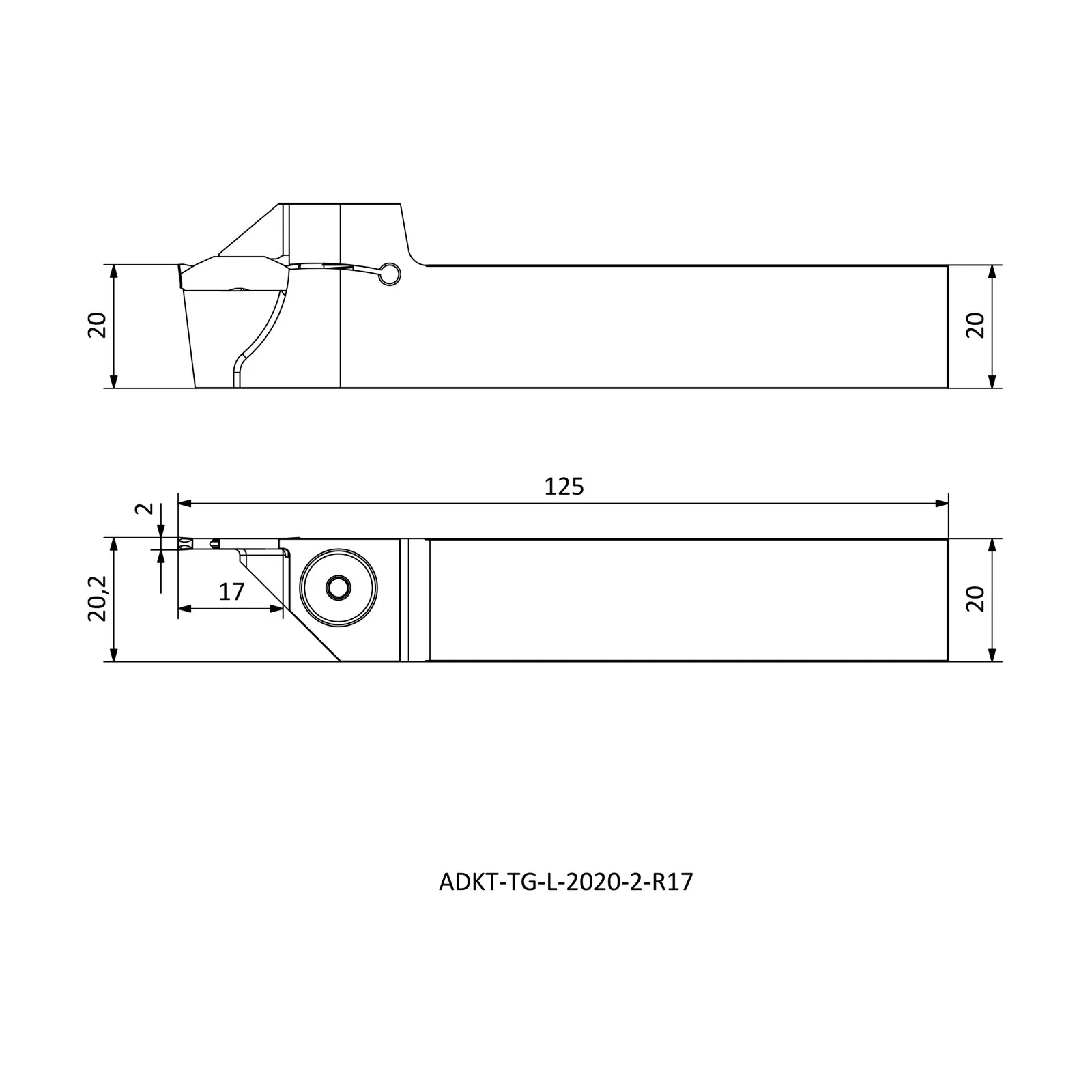 ADKT-TG-L-2020-2-R17 &mdash; dimensioned drawing