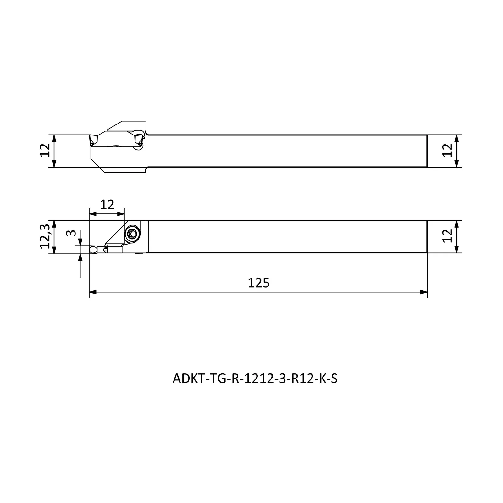 ADKT-TG-R-1212-3-R12-K-S &mdash; dimensioned drawing