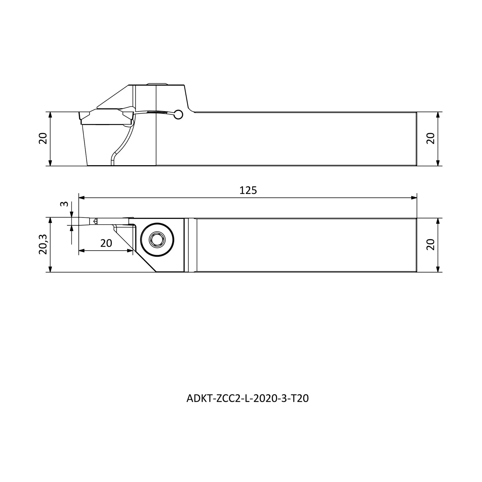 ADKT-ZCC2-L-2020-3-T20 &mdash; dimensioned drawing