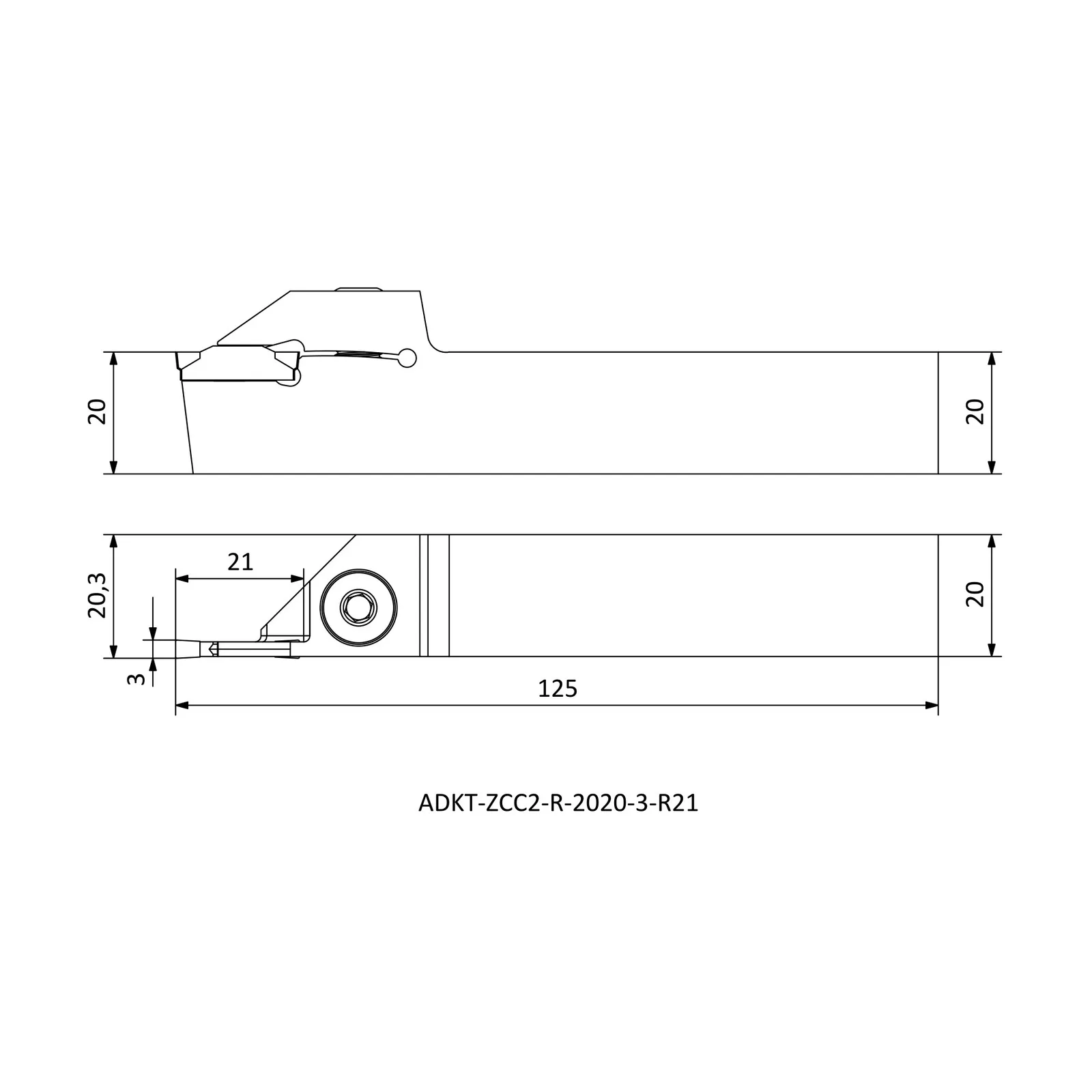 ADKT-ZCC2-R-2020-3-R21 &mdash; dimensioned drawing