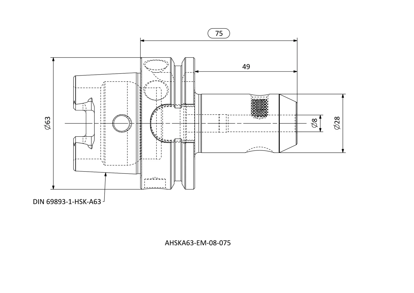 AHSKA63-EM-08-075 &mdash; dimensioned drawing
