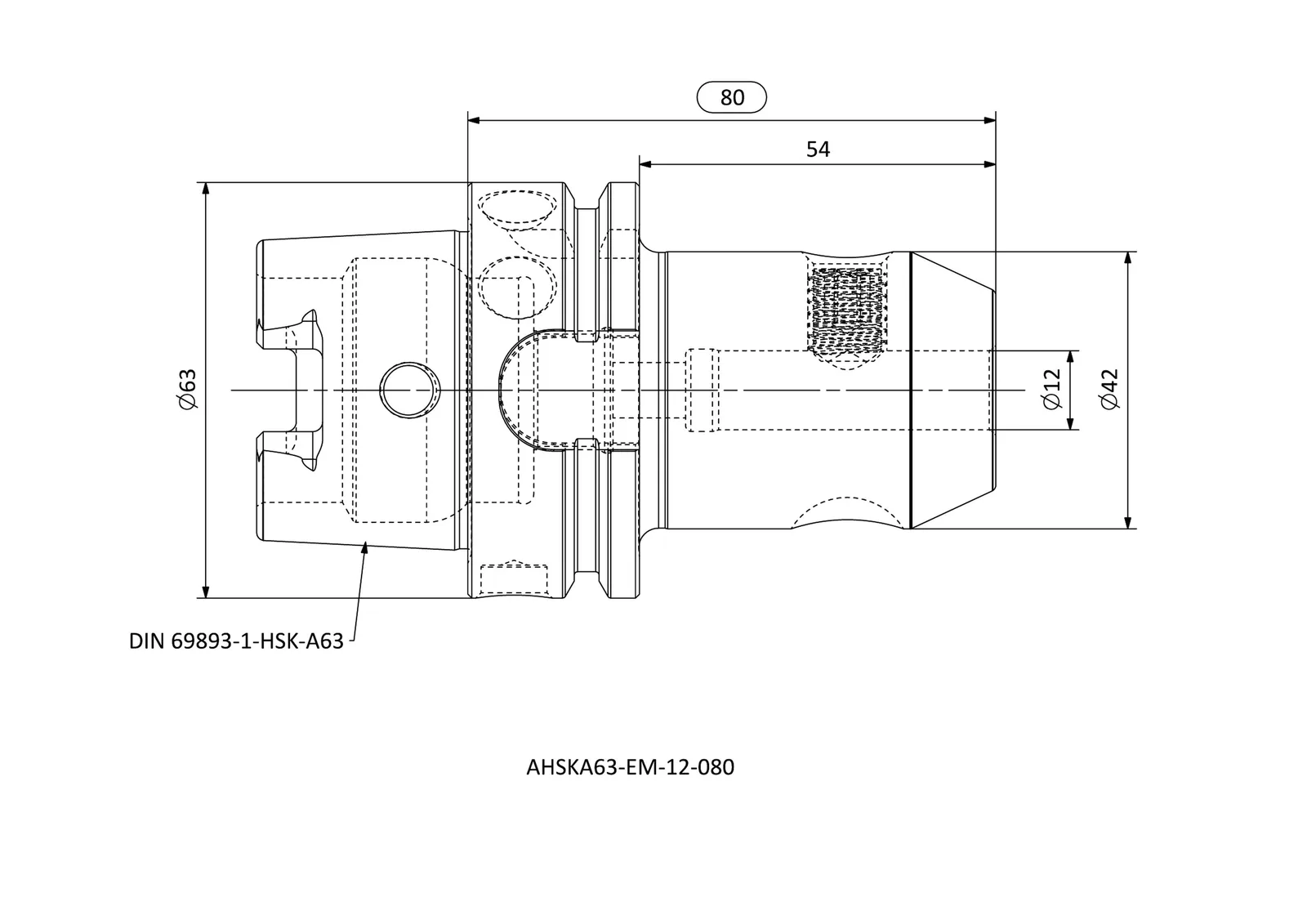 AHSKA63-EM-12-080 &mdash; dimensioned drawing