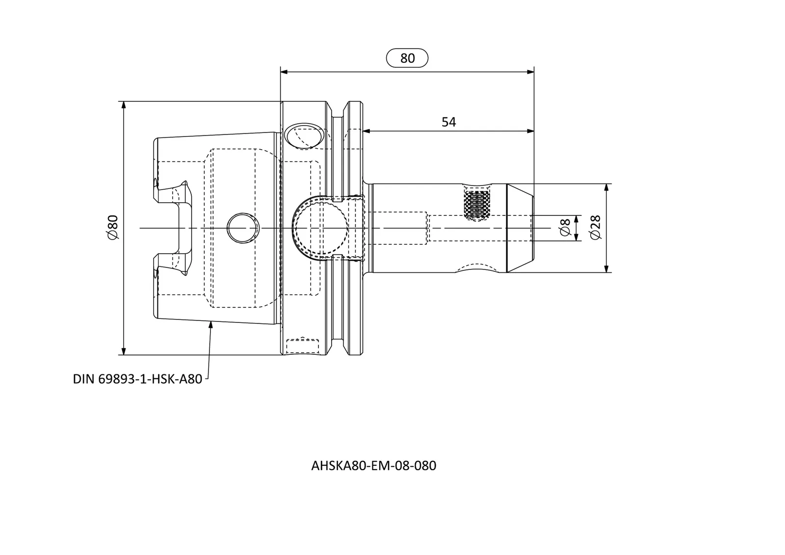 AHSKA80-EM-08-080 &mdash; dimensioned drawing