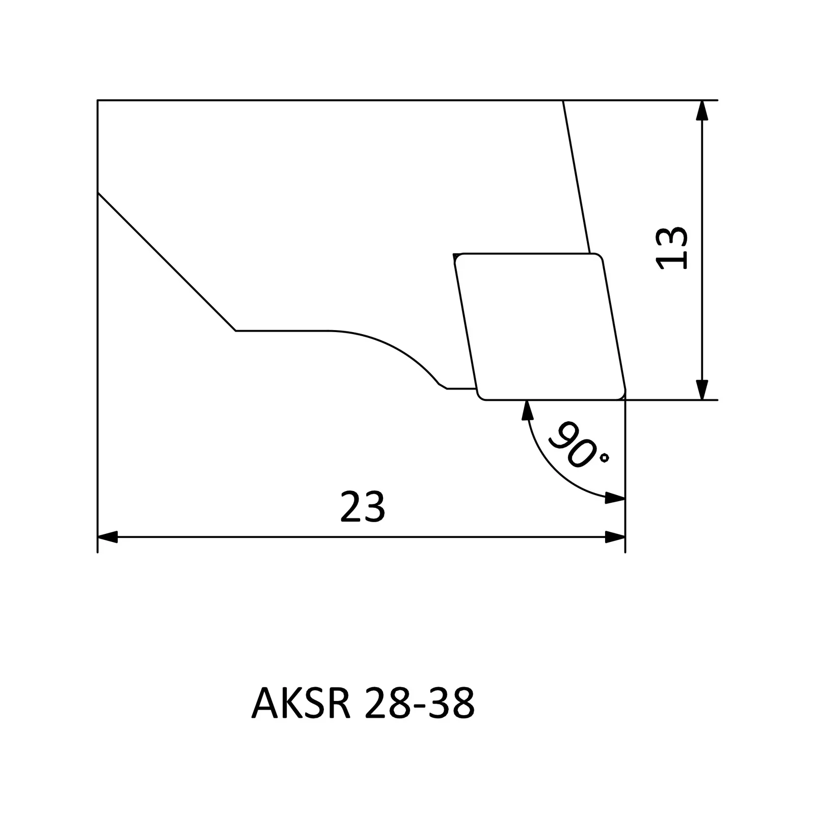 AKSR 28-38 &mdash; dimensioned drawing