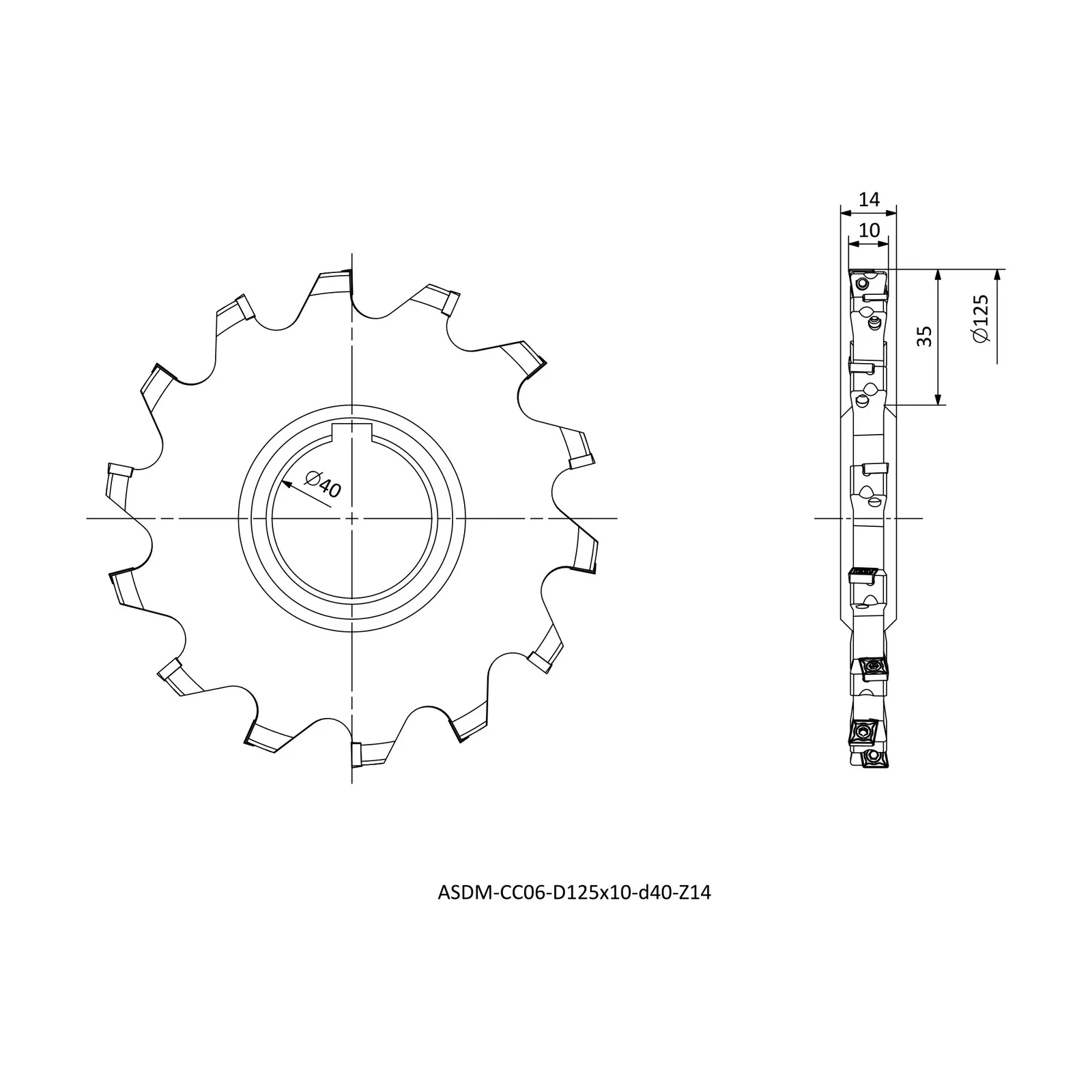 ASDM-CC06-D125x10-d40-Z14 &mdash; dimensioned drawing