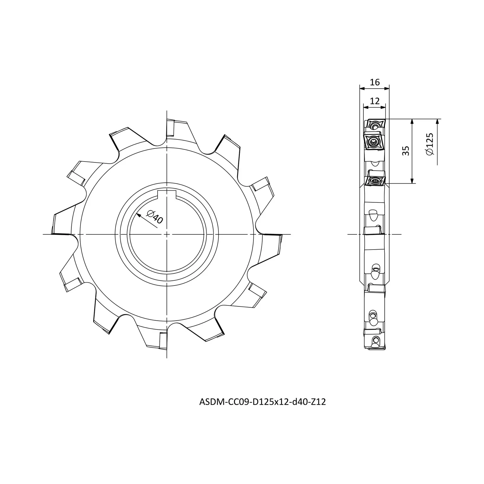 ASDM-CC09-D125x12-d40-Z12 &mdash; dimensioned drawing