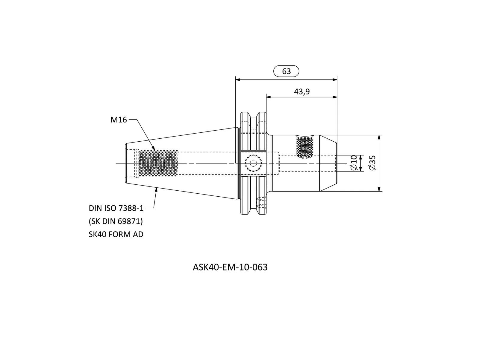 ASK40-EM-10-063 &mdash; dimensioned drawing