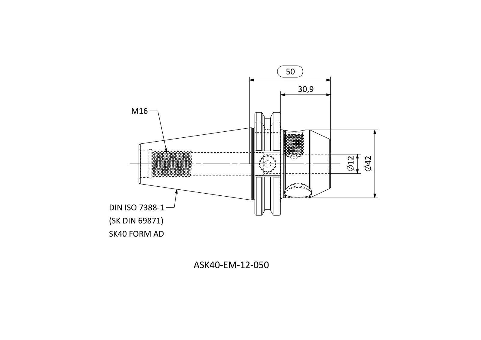 ASK40-EM-12-050 &mdash; dimensioned drawing