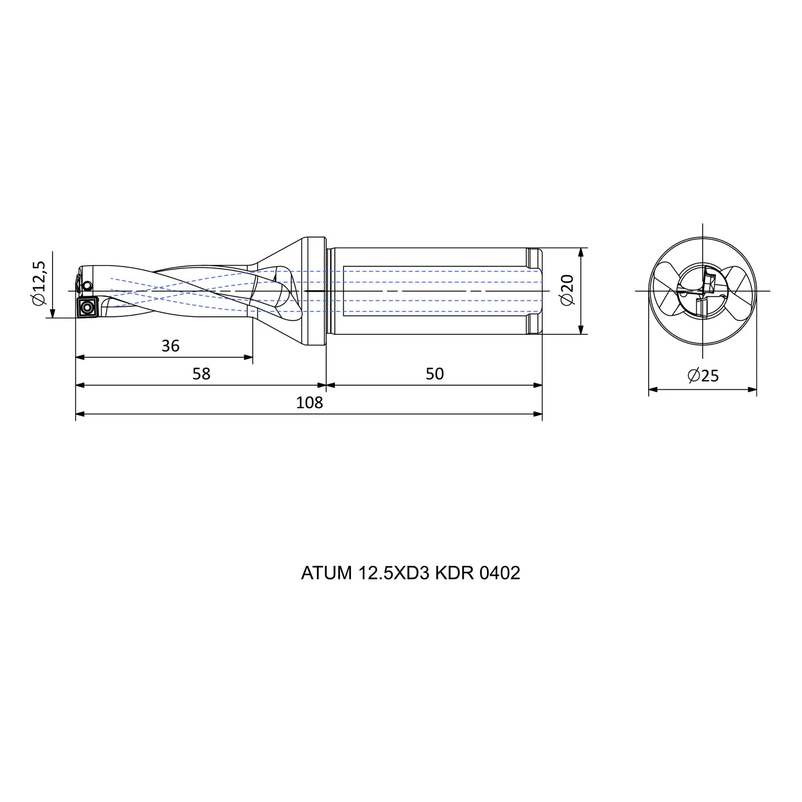 ATUM 12.5XD3 KDR 0402.. &mdash; dimensioned drawing