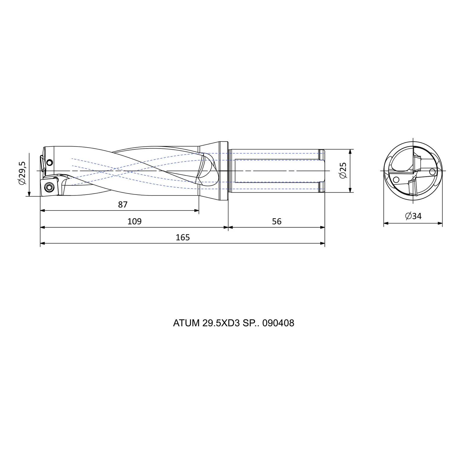 ATUM 29.5XD3 SP.. 090408 &mdash; dimensioned drawing