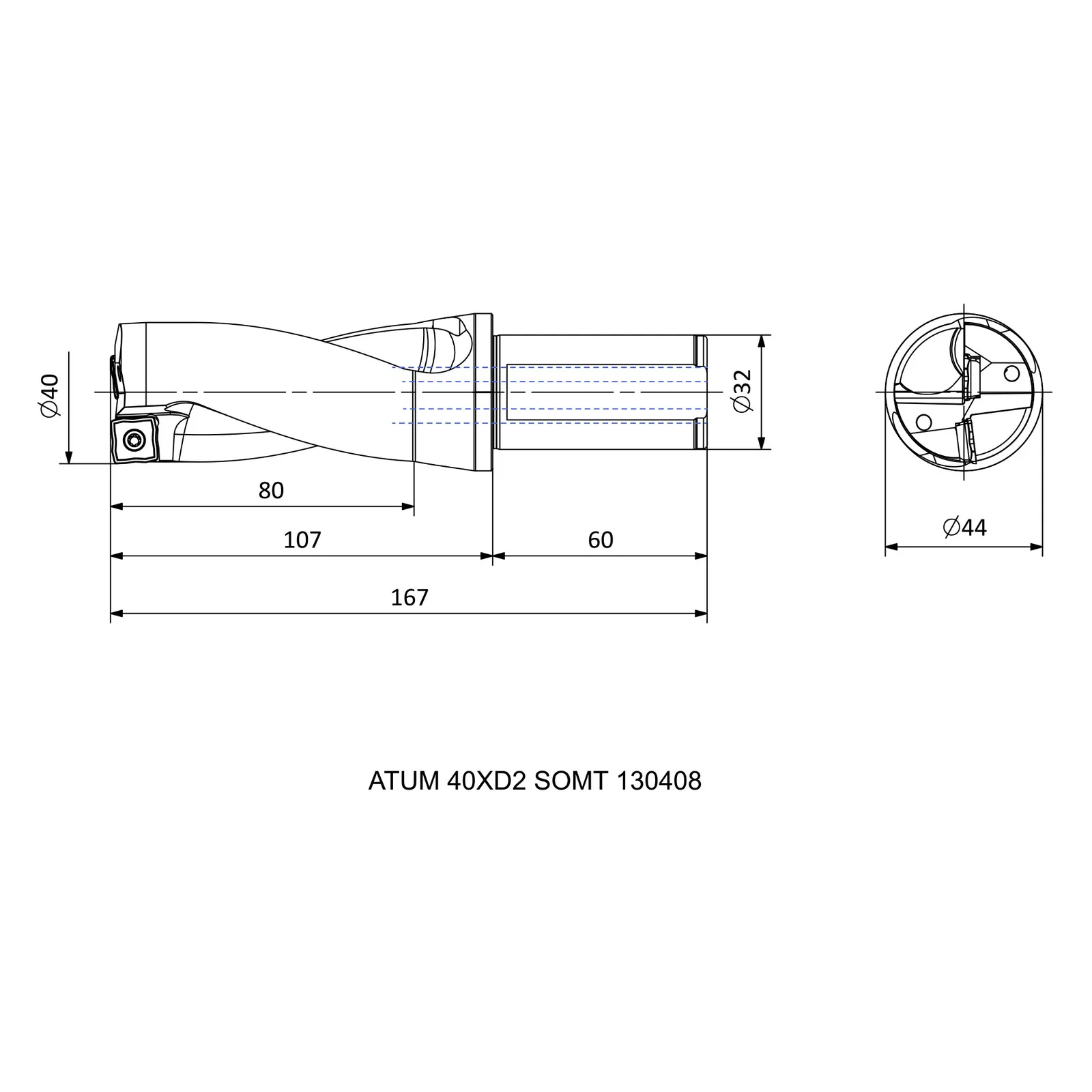 ATUM 40XD2 SOMT 130408 &mdash; dimensioned drawing