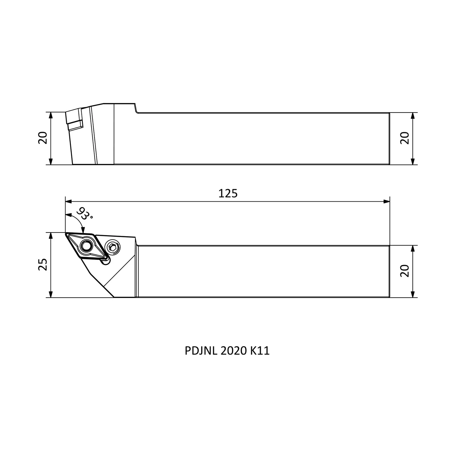 PDJNL 2020 K11 &mdash; dimensioned drawing