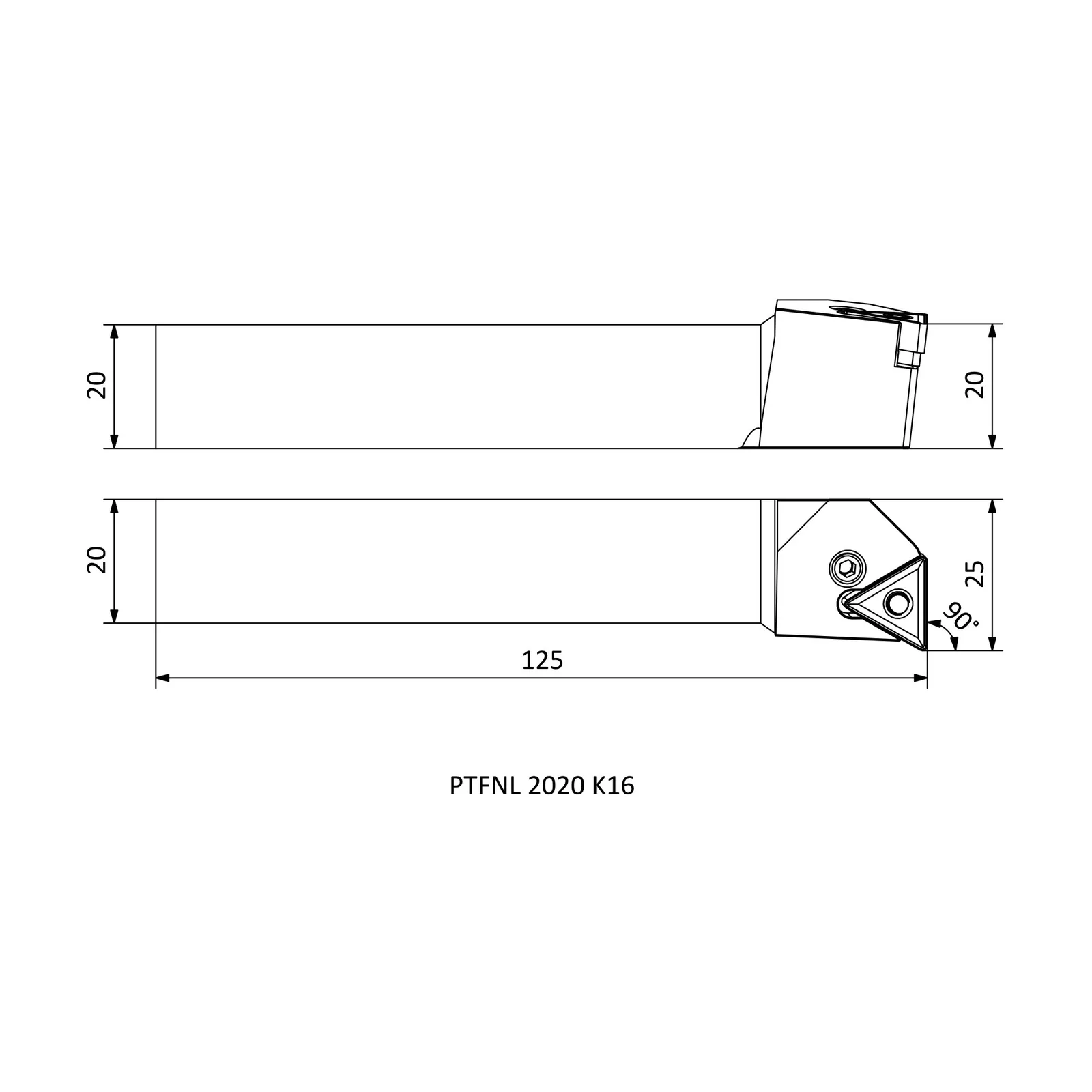PTFNL 2020 K16 &mdash; dimensioned drawing