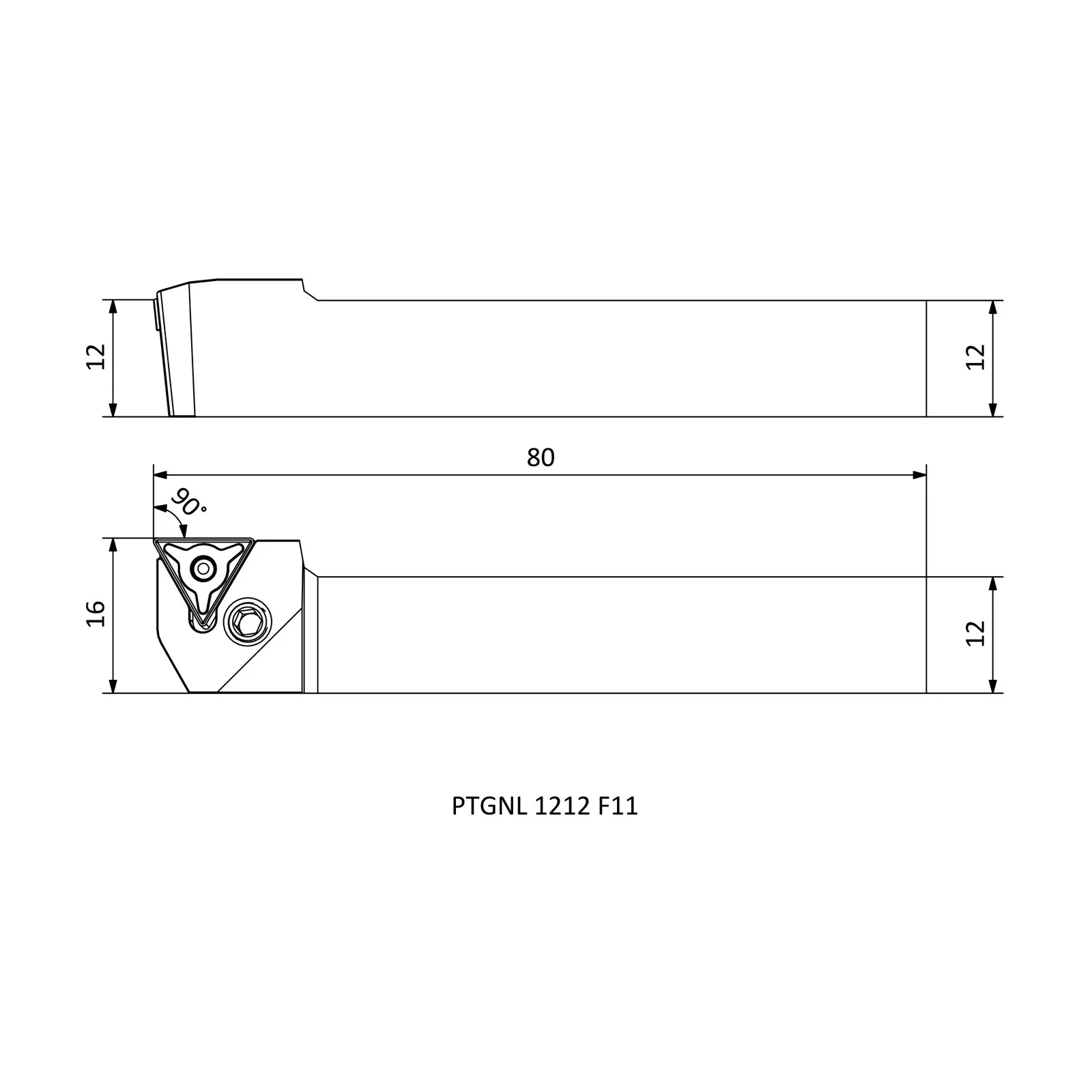 PTGNL 1212 F11 &mdash; dimensioned drawing