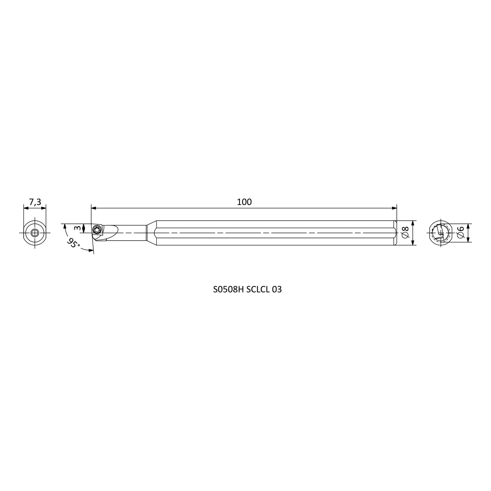 S0508H SCLCL 03 &mdash; dimensioned drawing